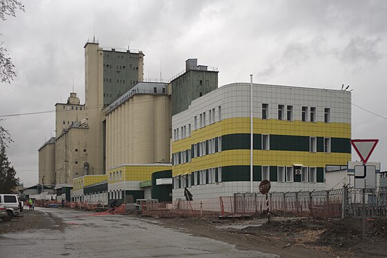 Grain elevator in Barnaul