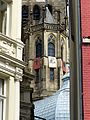 Decorative banners at the cathedral