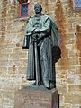 statue of Friedrich Wilhelm III, today at Burg Hohenzollern, 1885, sculpted for the former Ruhmeshalle in Berlin by Emil Hundrieser