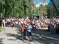 Garlic Festival 2006: People Listening to Lumottu Maa on Aurinkomäki Stage