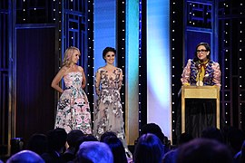 Marti Noxon, Shiri Appleby and Sarah Gertrude Shapiro at the 75th Annual Peabody Awards for UnREAL.jpg