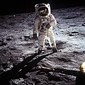 Edwin Aldrin sur la lune, le 20 juillet 1969