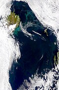 Iceland, the Faroes and Hebrides (NASA photo)