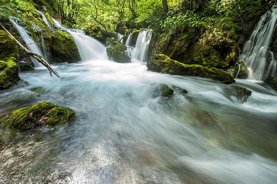 Source of the White Drin, Radavc Cave, Peja Photograph: Arben Llapashtica