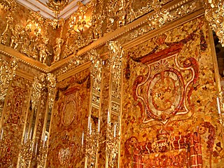 Amber room, Catherine Palace, Russia