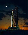 Saturn V with Apollo 4 on launch day