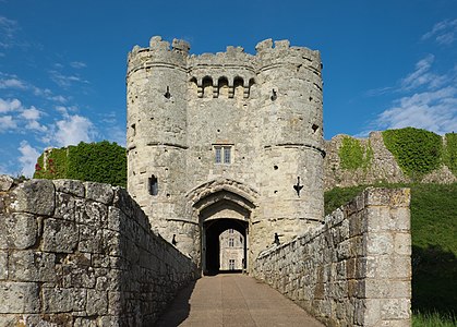 Carisbrooke Castle gatehouse