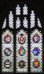 Stained glass window in Holy Trinity Church