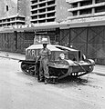 A captured and modified carrier, reused by the Indonesian nationalists during the fighting in Surabaya.