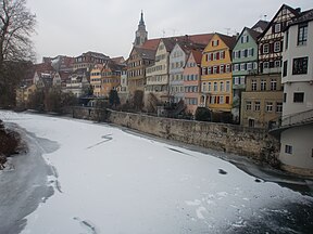 Neckarfront im Winter