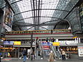 Berlin Hauptbahnhof interior with Berlin S-Bahn