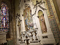 Mosaics in the Chapel of the Incarnation of Our Lord Jesus Christ, by the Maison Mauméjean (20th-century).