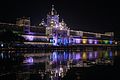 Darbar Sahib lit up on Guru Nanak Jayanti.