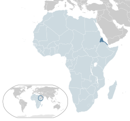 Map of Eritrea