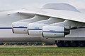 Three D-18T engines of An-225 "Mriya"