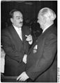 with Wilhelm Pieck in Berlin, 1954