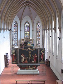 Chapel of Musée d'Unterlinden with Matthias Grünewald : Isenheim Altarpiece