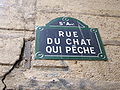 Rue du Chat-qui-Pêche in Paris
