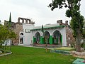 Chilla Nizamuddin, residence of noted Sufi saint of Delhi, Nizamuddin Auliya (d. 1345 AD), towards north-east from the Humayun's tomb.