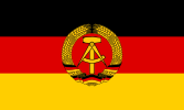 w:Flag of East Germany, symbol of German communism