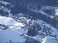 panorama invernale di Zambla