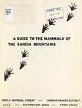 Thumbnail for File:A guide to the mammals of the Sandia Mountains (IA CAT30930308).pdf