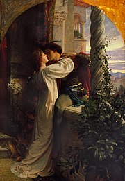 Archetypal lovers Romeo and Juliet portrayed by Frank Dicksee