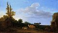 Cattle on pasture, Francesco Casanova