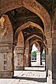 Corridor on the exterior of Isa Khan's tomb