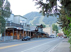 Snow King Ski Slopes Above Glenwood St., Jackson, WY 9-2011 (6842685939).jpg