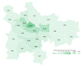 2017 Green vote share