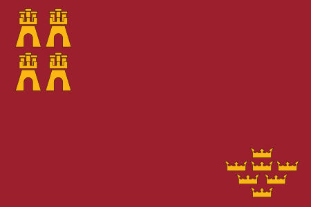 Flag of the Region of Murcia/ Bandera de la Región de Murcia