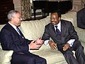 With Paul Biya, September 16, 2002.