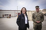 Harris visits Camp Pendleton, San Diego County, California (29 November 2018)