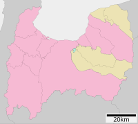 Map of Toyama Prefecture