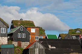 The old town in Tórshavn