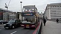 English: The Big Bus Company DA207 (PF08 URX), a Volvo B9TL/Optare Visionaire, on London Bridge, on the blue tour.