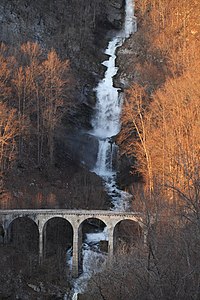 "The cascade of Bief de la ruine" by Pmau