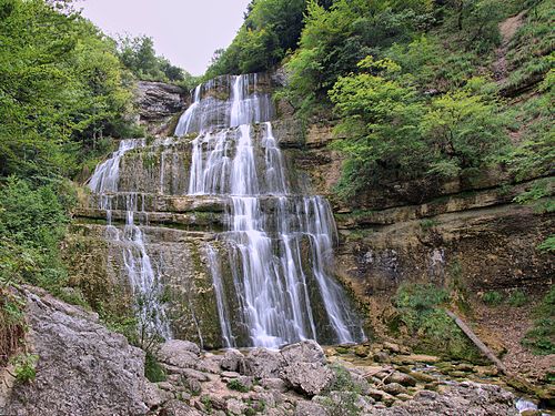 Cascades du Hérisson, l'éventail (PNR du Haut-Jura) Photograph: JGS25