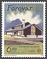 FR 193: Modern post office in Klaksvík.