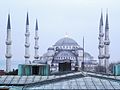 Sultan Ahmed Mosque rooftop view