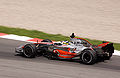 Pedro de la Rosa testing at Catalunya in 2008