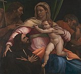 Sebastiano del Piombo, The Madonna and Child with Saints, circa 1517 date QS:P,+1517-00-00T00:00:00Z/9,P1480,Q5727902