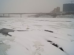 Snowing, Don River in ice, Rostov-on-Don, Russia.jpg