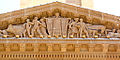 Sculpture above the main entrance to Brisbane City Hall.