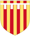 Arms of King Martin of Aragon as Infante