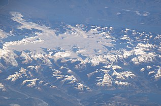 Northern Patagonian Icefield with outlet glaciers