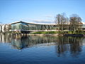 Exterior view of the public library in Halmstad, March 2008