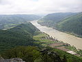 Die Wachau westlich der Ruine Aggstein