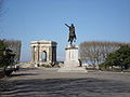 Montpellier, esplanade du Peyrou.